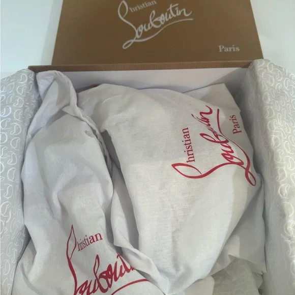 Louboutin Movida Sabina 130MM Silver Size 39.5 - Picture 12 of 12